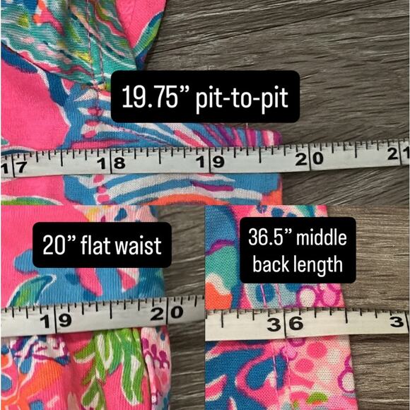 Lilly Pulitzer NWT Kawai Flutter Sleeve Tiered Swing Dress Pink Seashell Preppy - Picture 8 of 9